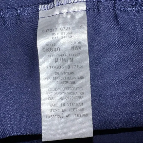 Form by Cherokee Women’s Navy Blue Scrub Set – Top & Bottom - Picture 12 of 13